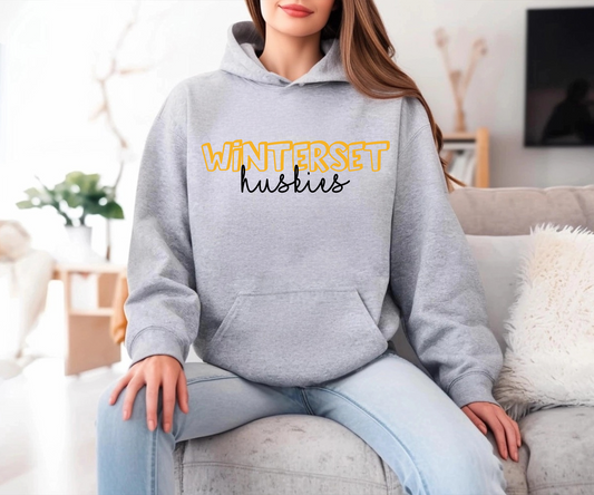 Winterset Huskies Bubble Sweatshirt