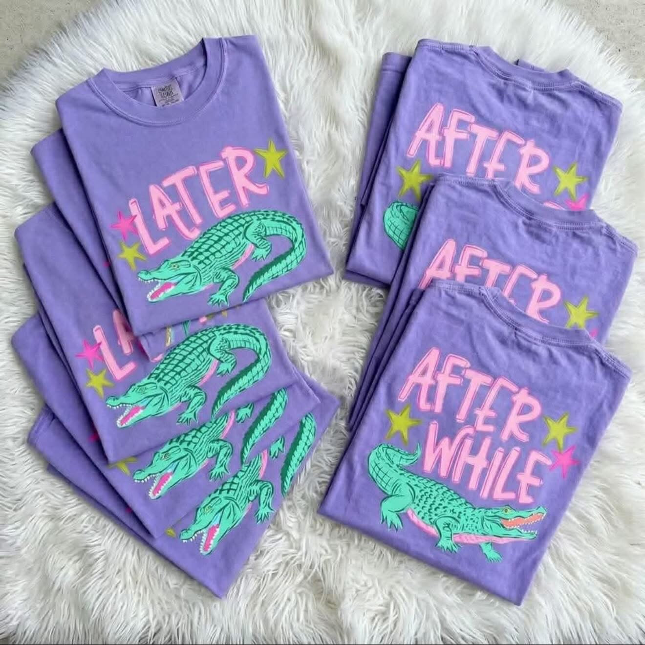 Later Gator, After While Crocodile T-shirt