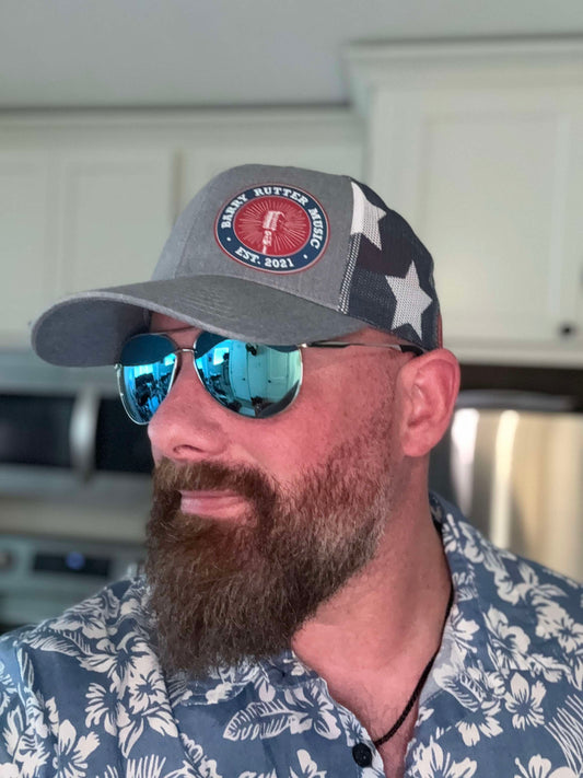 Barry Rutter Music American Trucker Hat