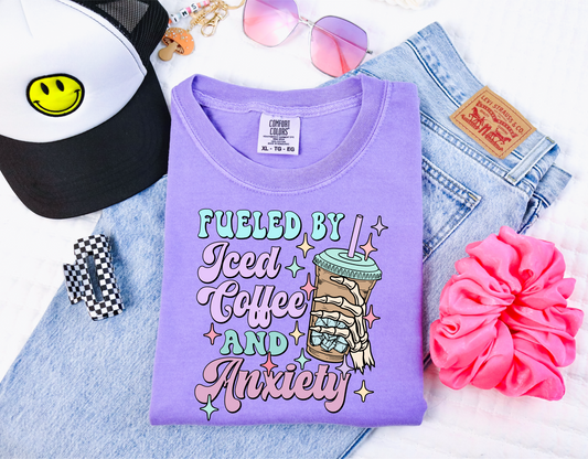 Iced Coffee and Anxiety T-shirt