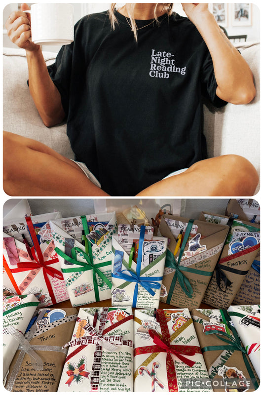 Blind Date with a Book - Late Night Reading Club Shirt Package