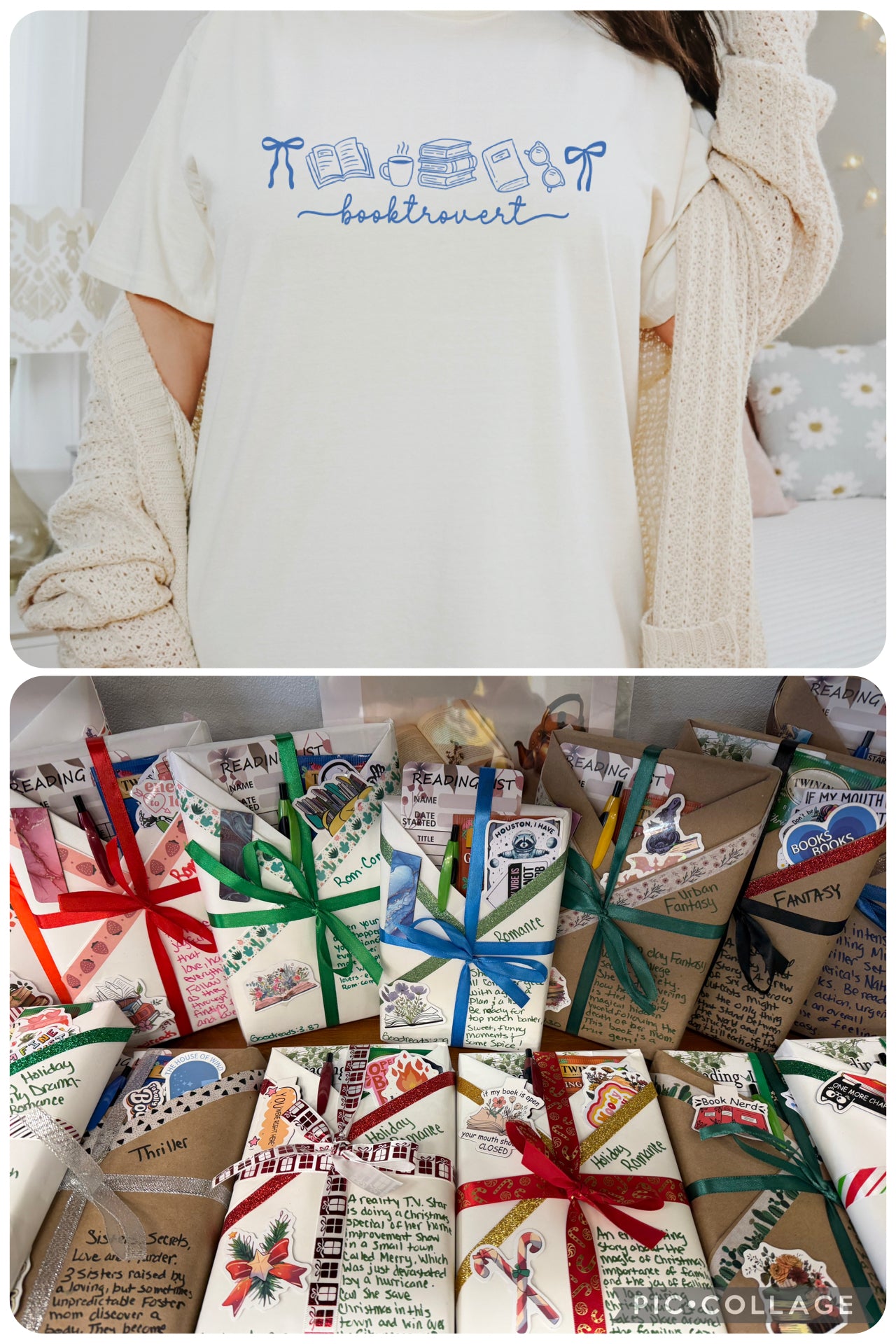 Blind Date with a Book - Booktrovert Shirt Package