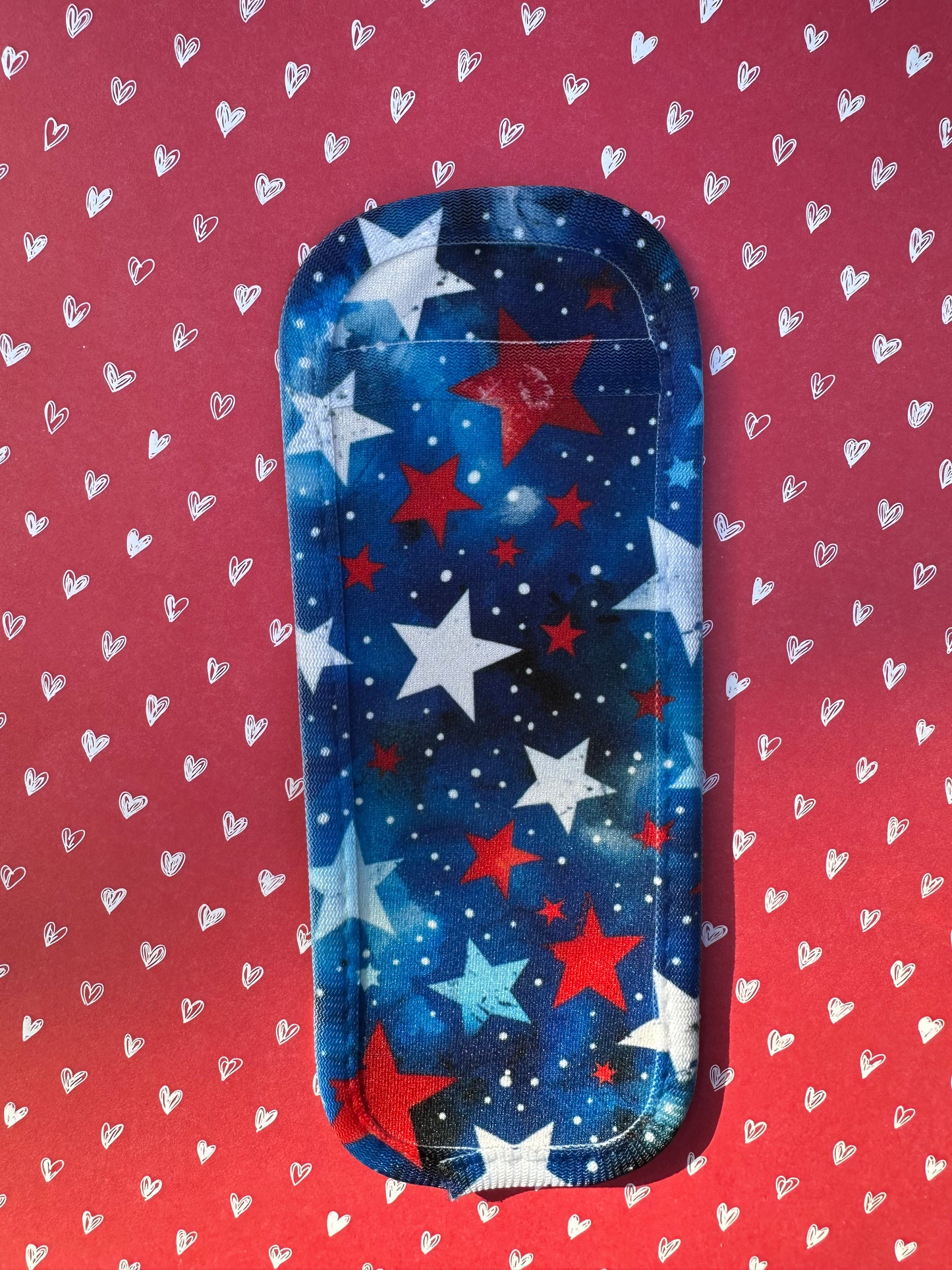 Patriotic Stars Popsicle Koozie