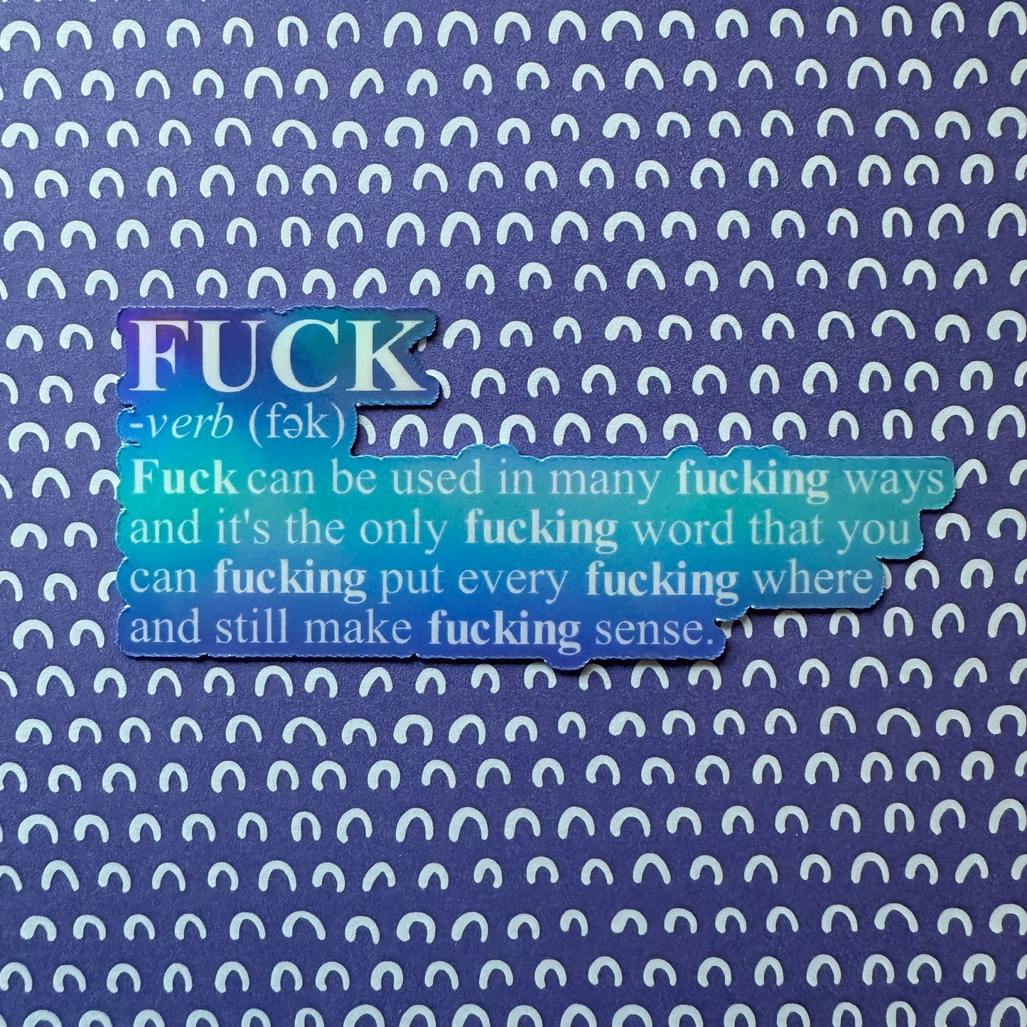 Fuck (Verb) Sticker