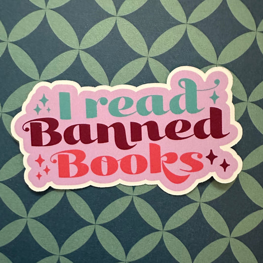 I Read Banned Books Sticker