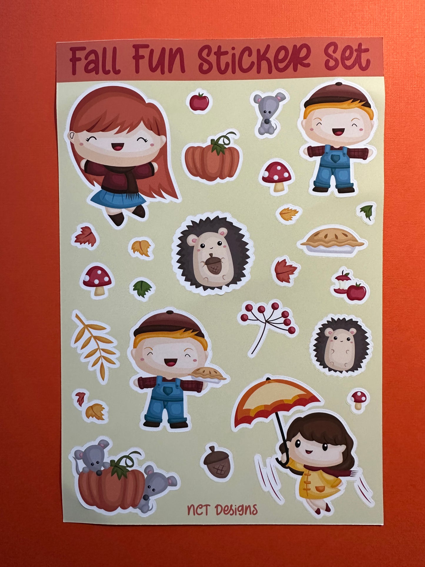 Fall Fun Sticker Set