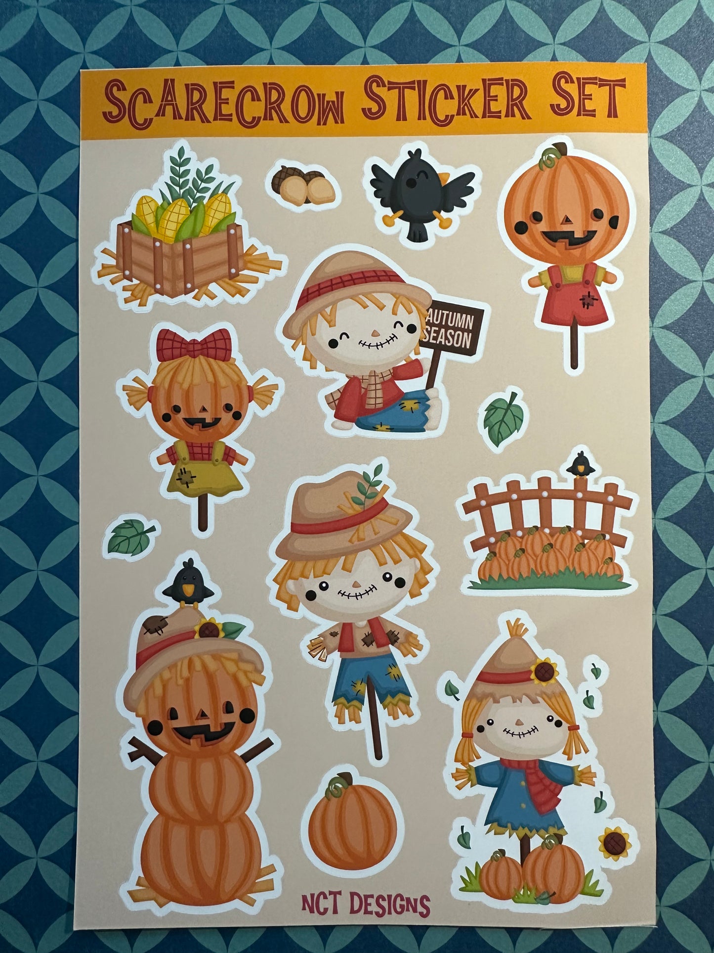 Scarecrow Sticker Set