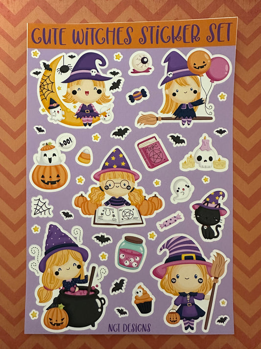 Little Witches Sticker Set