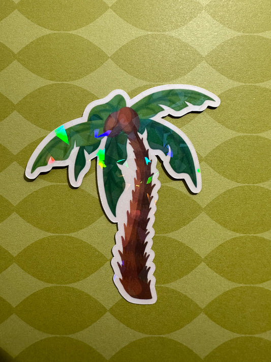 Coconut Palm Tree Sticker