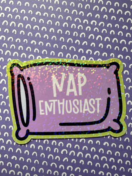 Nap Enthusiast Sticker