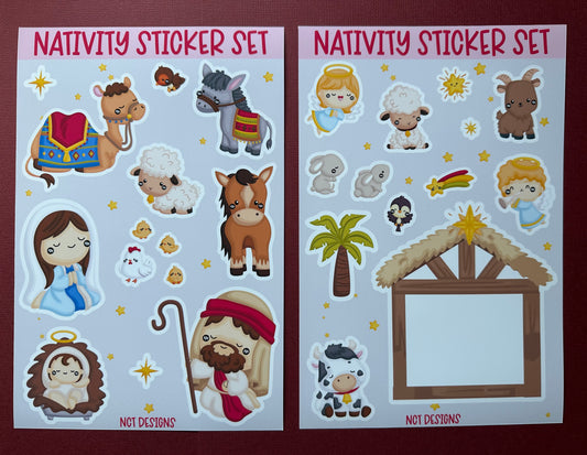 Nativity Sticker Set