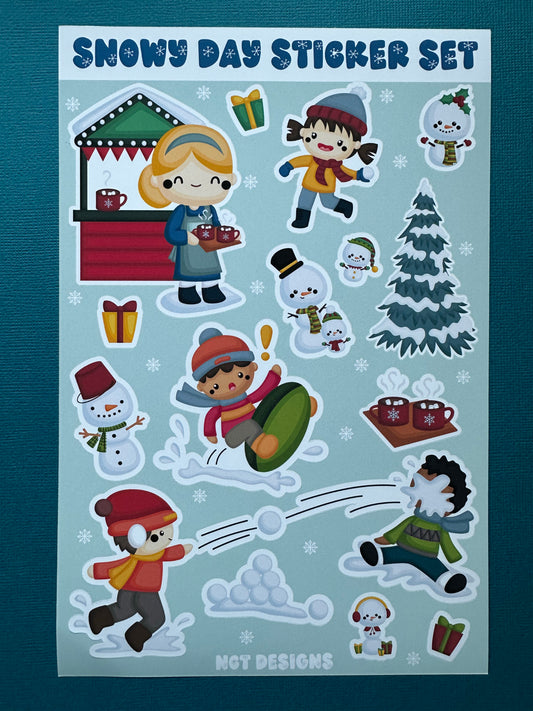 Snowy Day Sticker Set