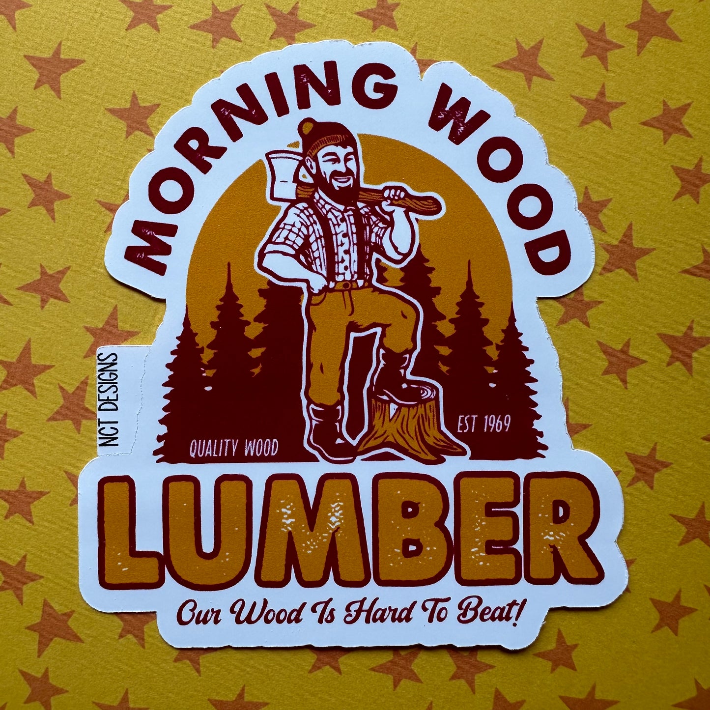 Morning Wood Sticker