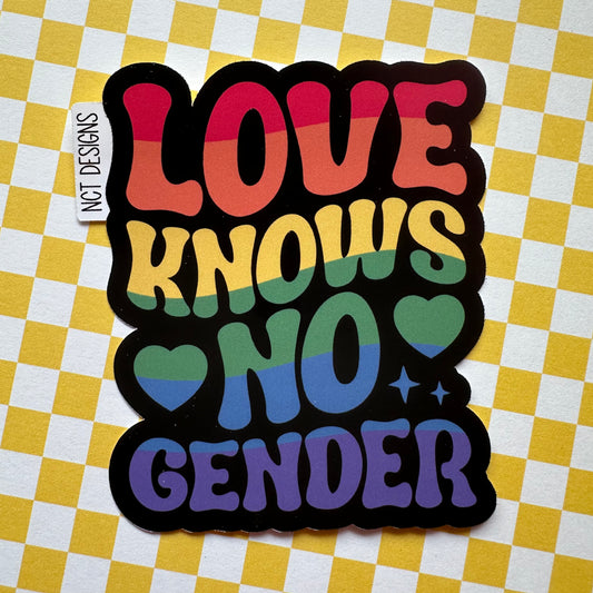 Love Knows No Gender Sticker