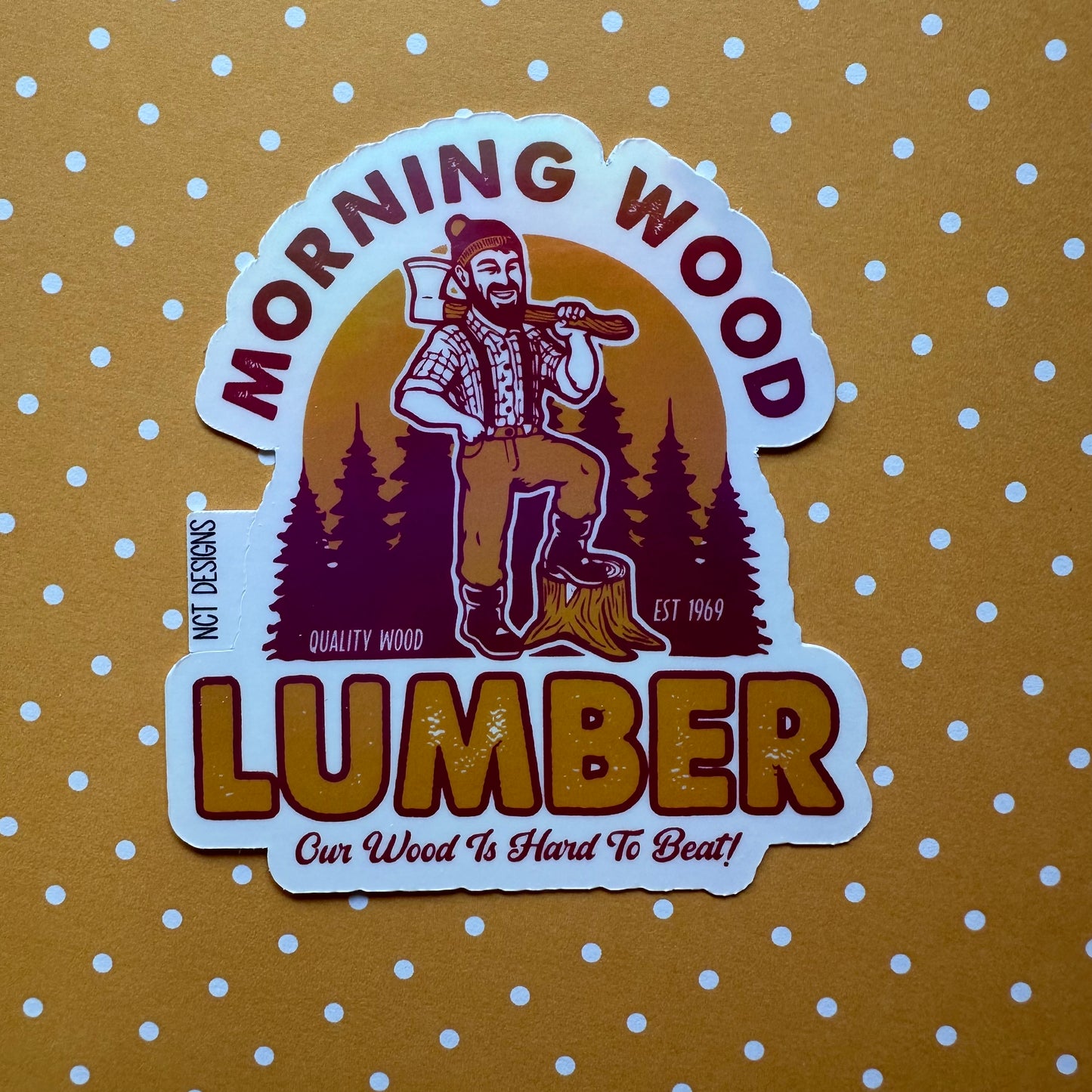 Morning Wood Sticker