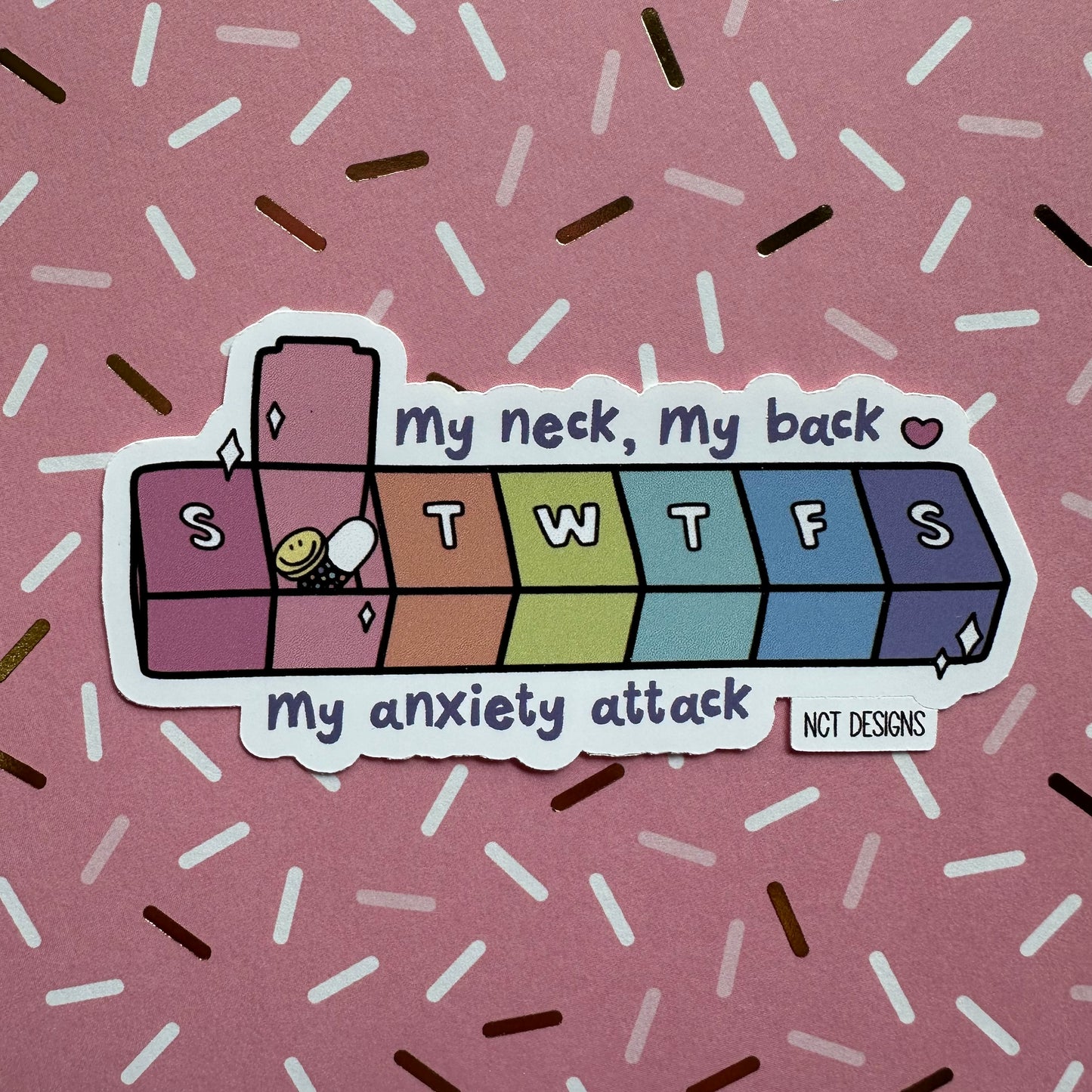 My Anxiety Attack Sticker