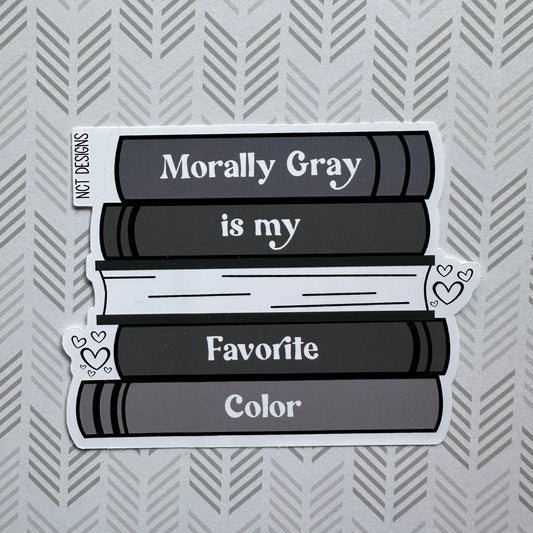 Morally Grey Sticker