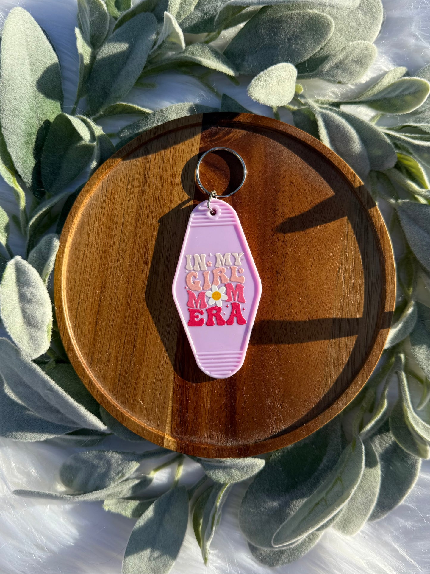 Girl Mom Era - Motel Keychain