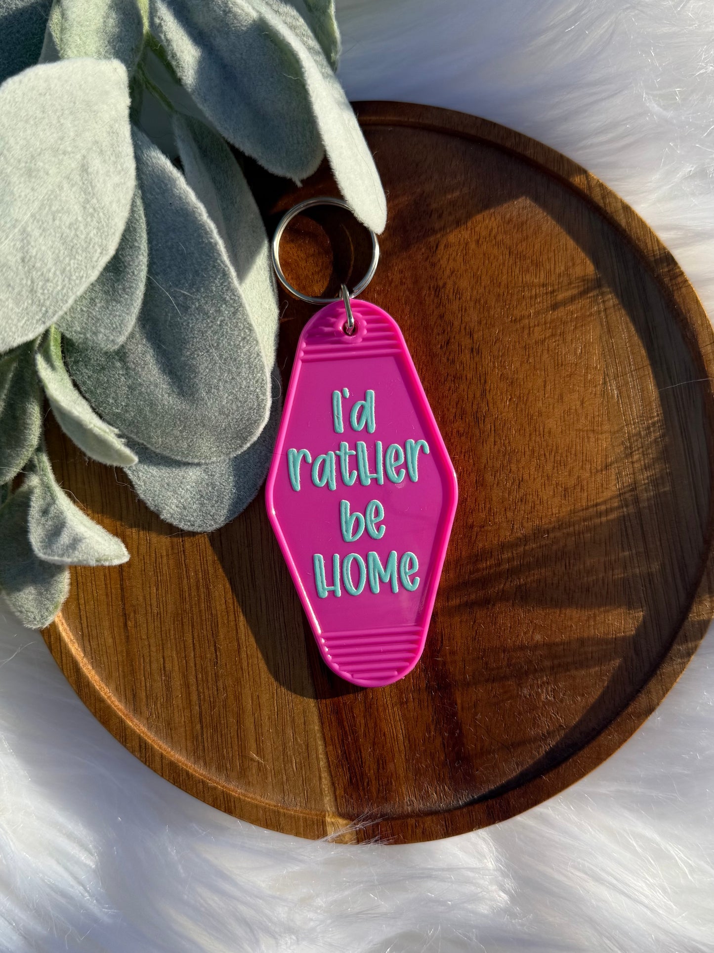 Rather Be Home - Motel Keychain