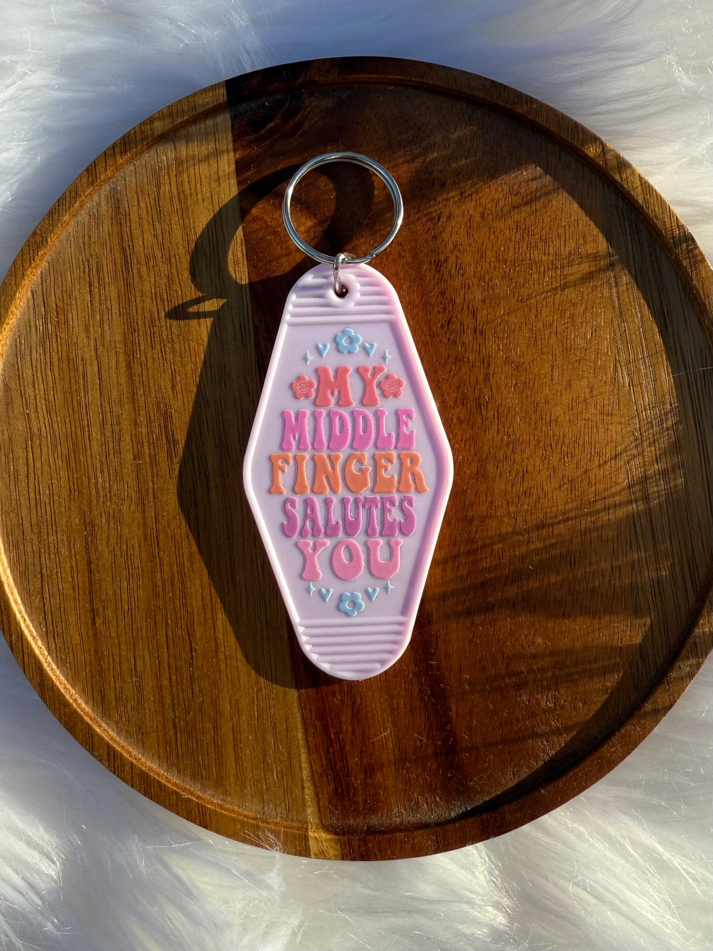 My Middle Finger - Motel Keychain