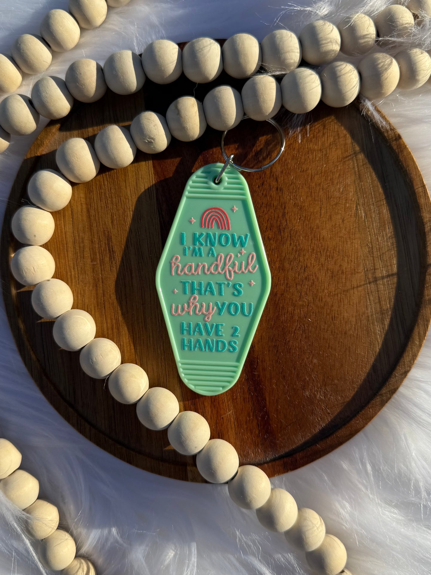 I'm a Handful - Motel Keychain