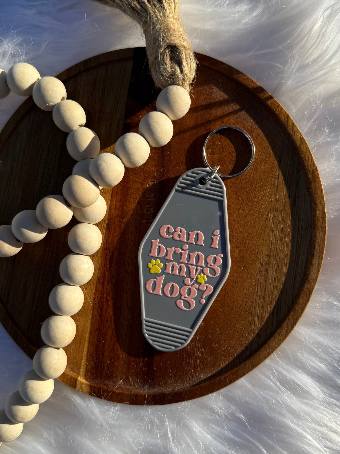 Bring my Dog - Motel Keychain