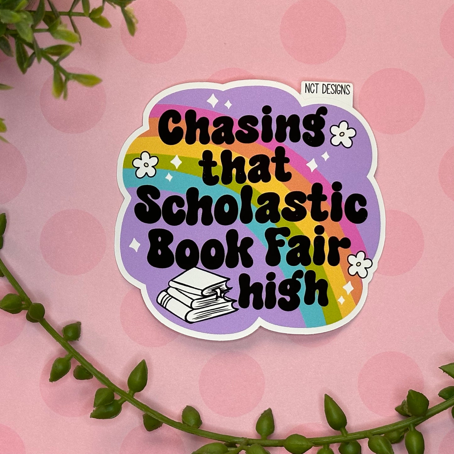 Scholastic Book Fair High Sticker