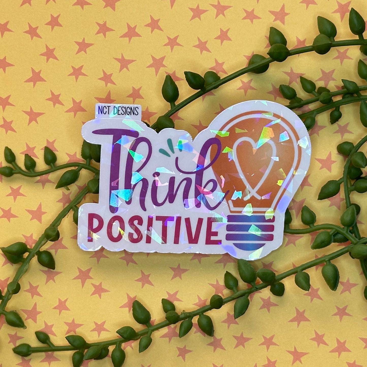 Think Positive Sticker