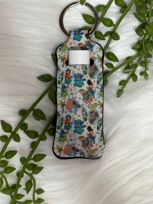 Stitch Lip Balm Keychain