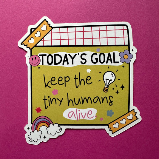 Today's Goal Sticker