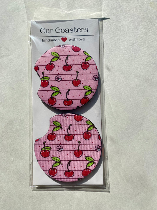 Very Cherry - Car Coasters