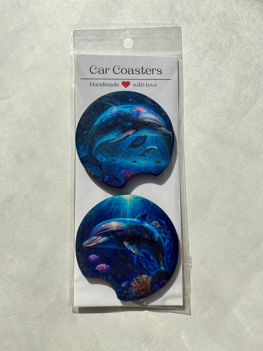 Dolphins - Car Coasters