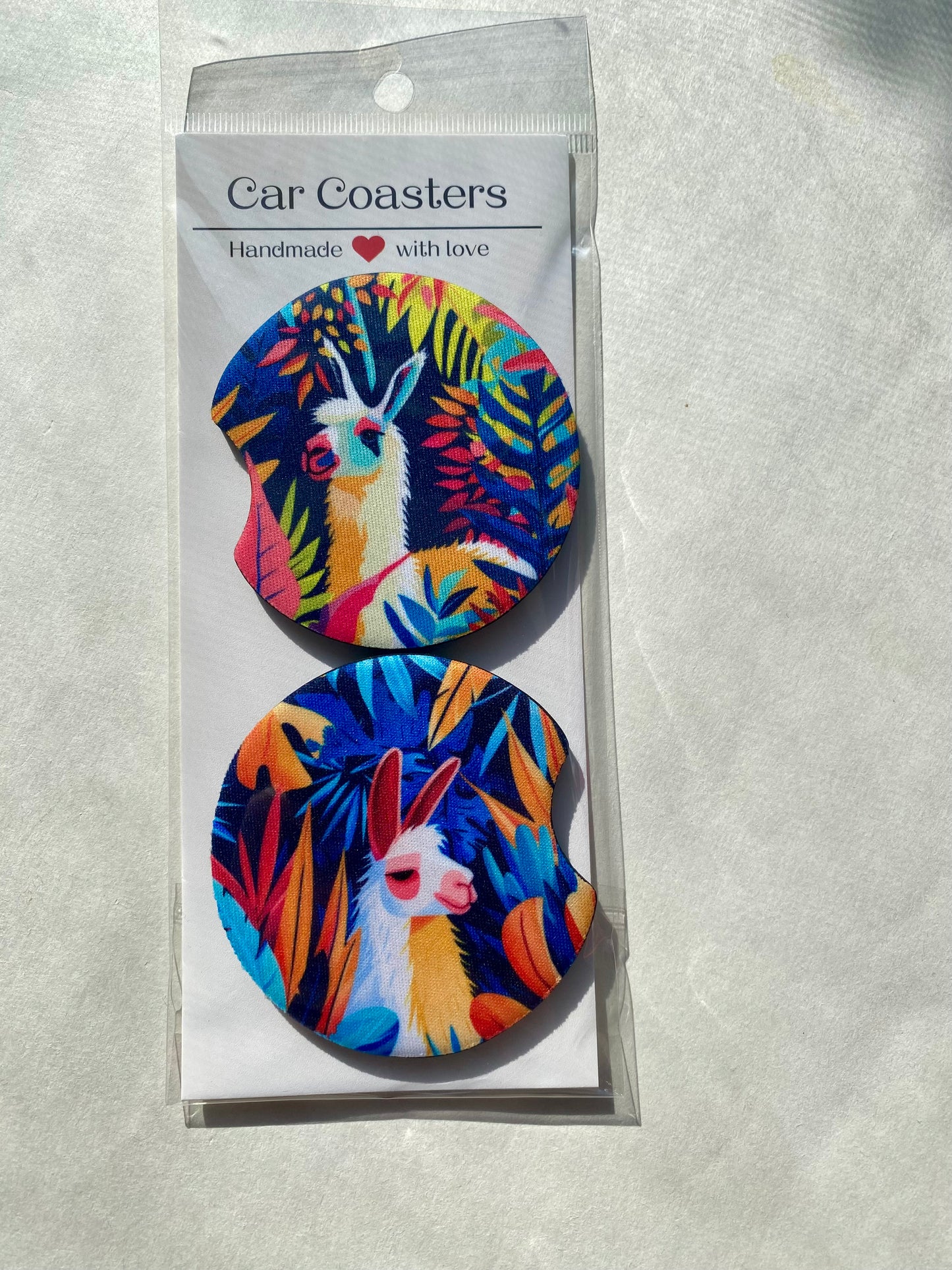 Llama - Car Coasters