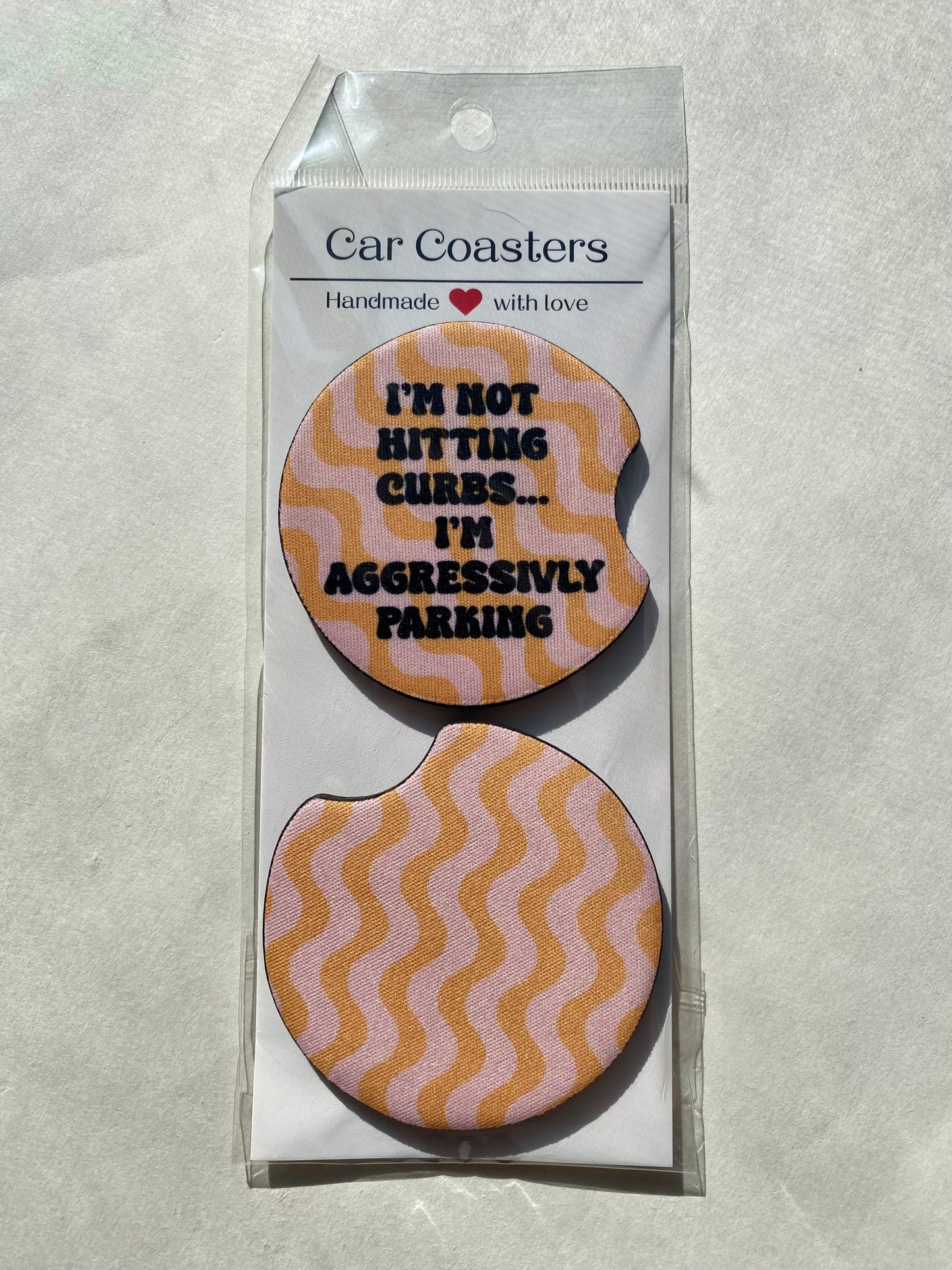 Aggressively Parking - Car Coasters