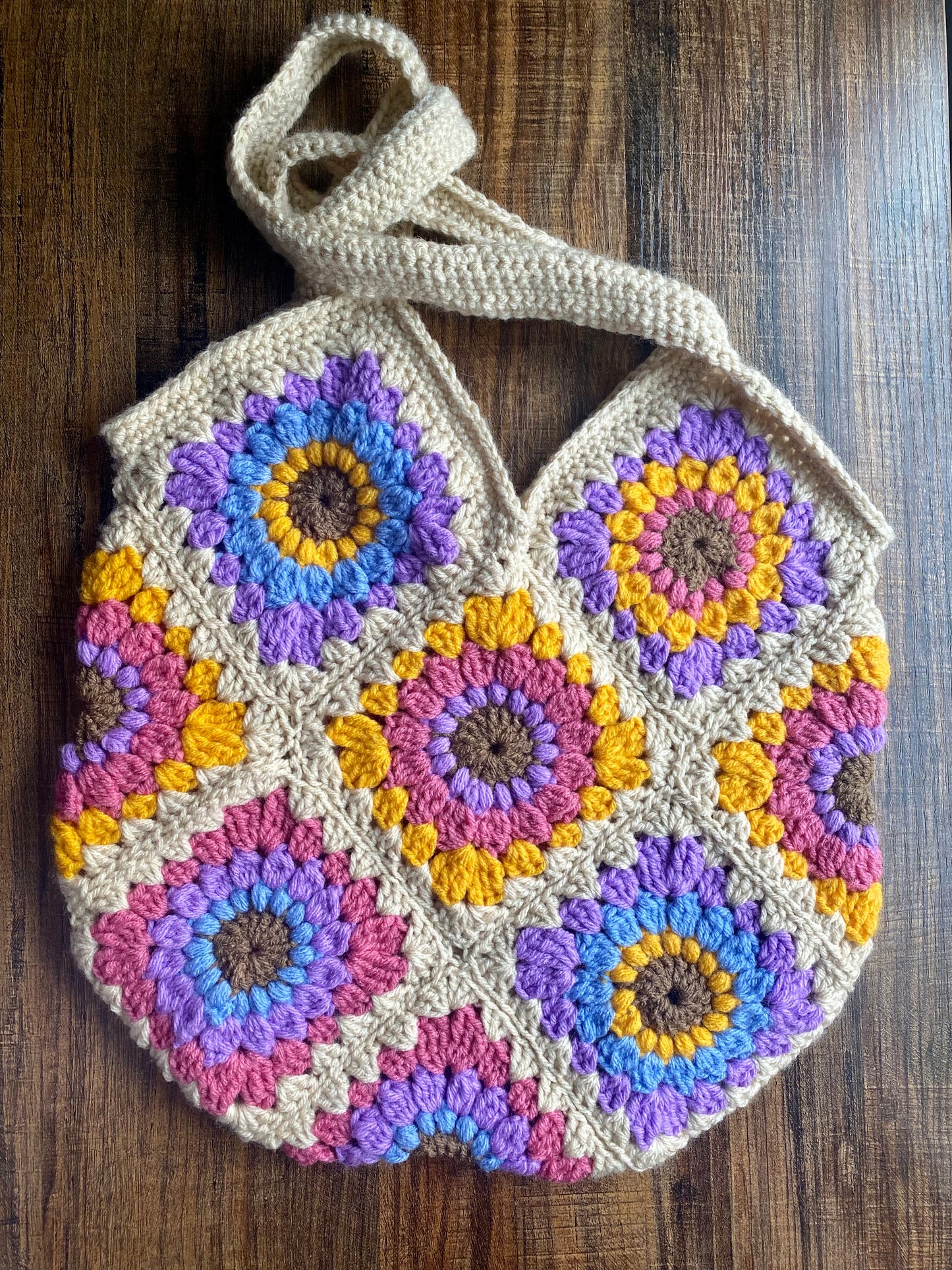 Hand Crocheted Bag - Large