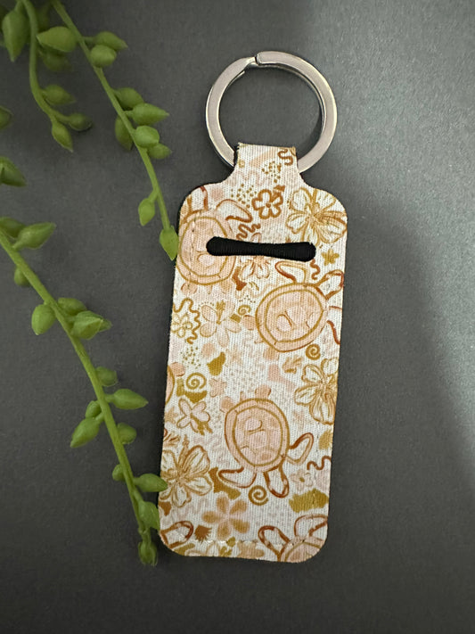 Sea Turtles Lip Balm Keychain