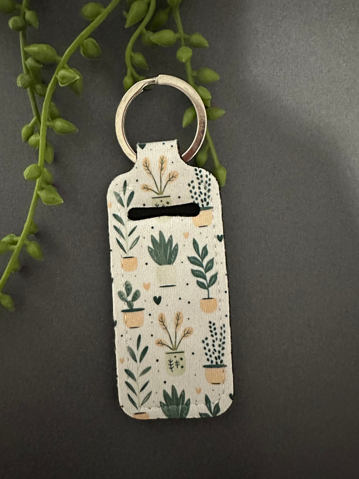 Plant Lover Lip Balm Keychain