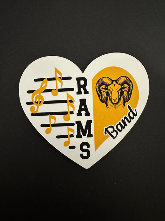 Rams Band Love Sticker