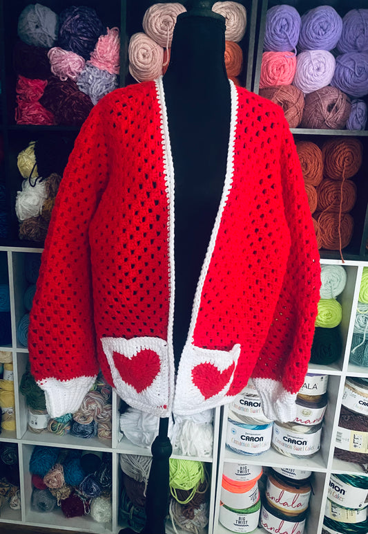 Heart Pocket Cardigan