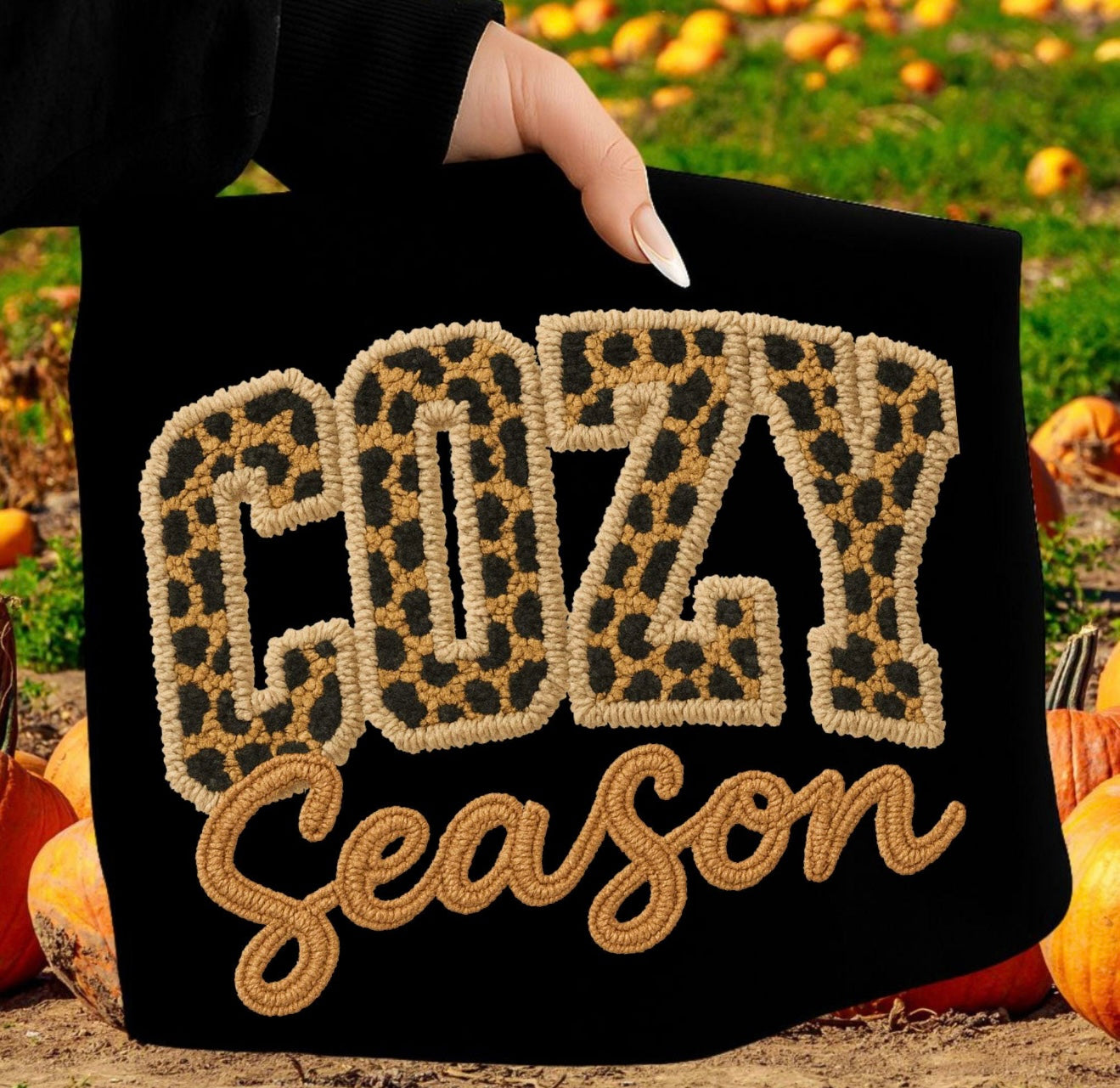 Faux Yarn Cozy Season Sweatshirt