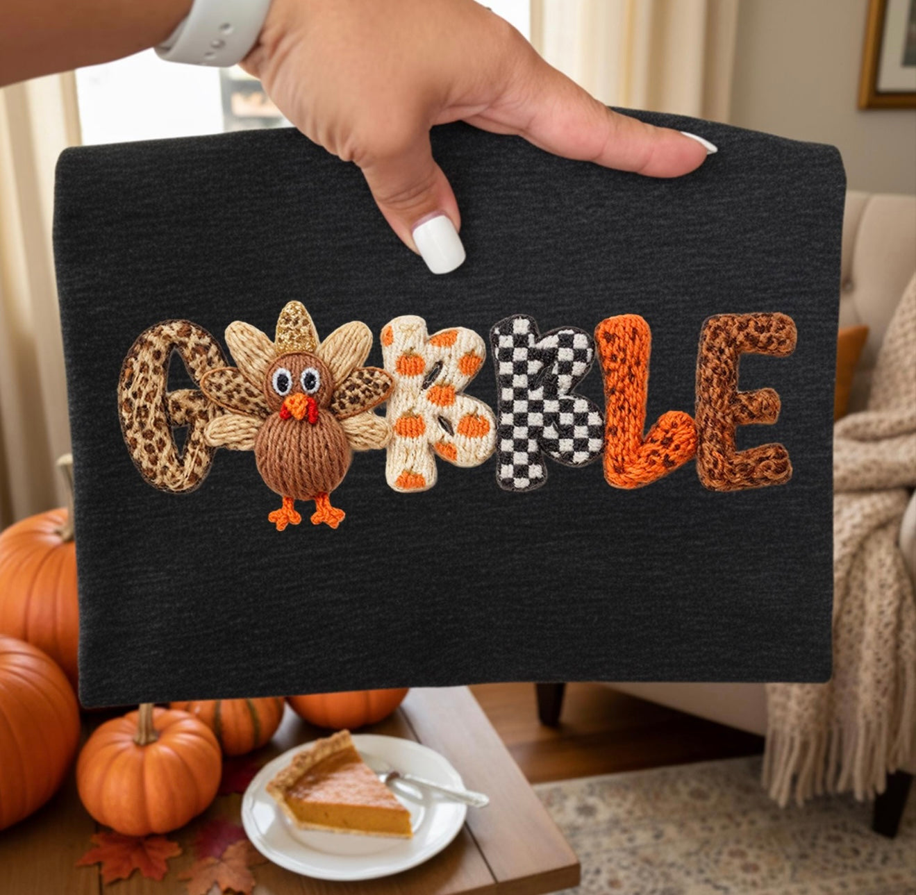 Gobble Faux Yarn T-shirt