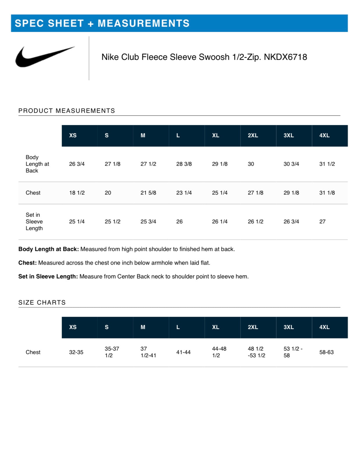 PCM Mustangs Nike 1/2 Zip Sweatshirt