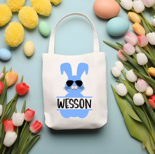 Fun Easter Tote Bag - Personalized