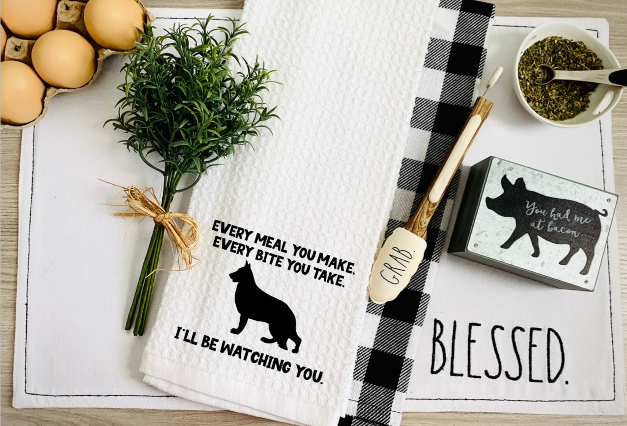 I'll Be Watching You - Kitchen Towel - Customizable