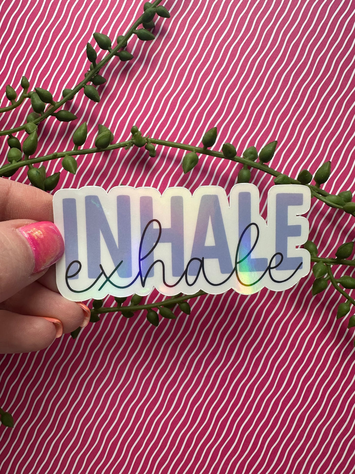 Inhale, Exhale Sticker