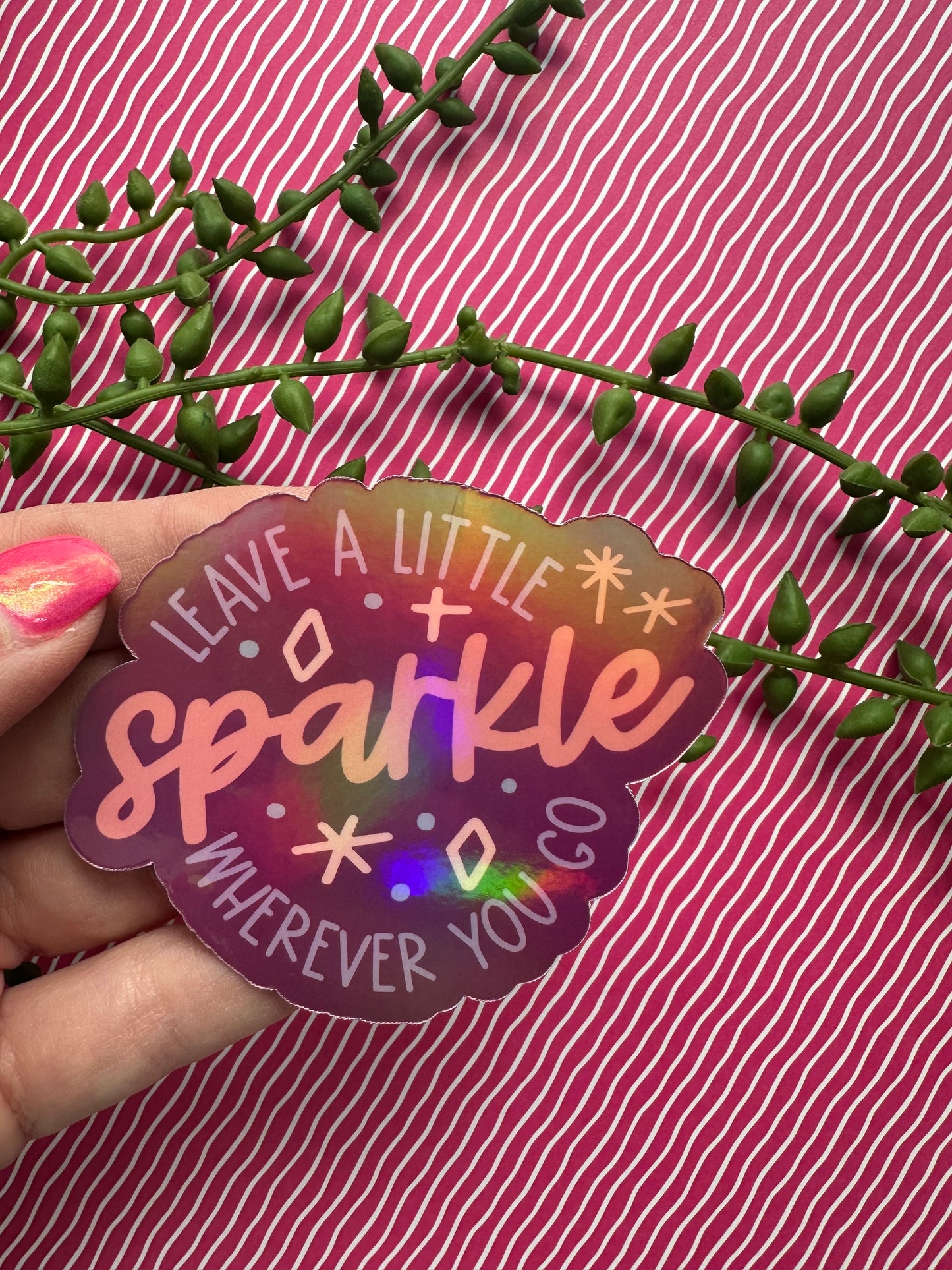 Leave a Little Sparkle Sticker