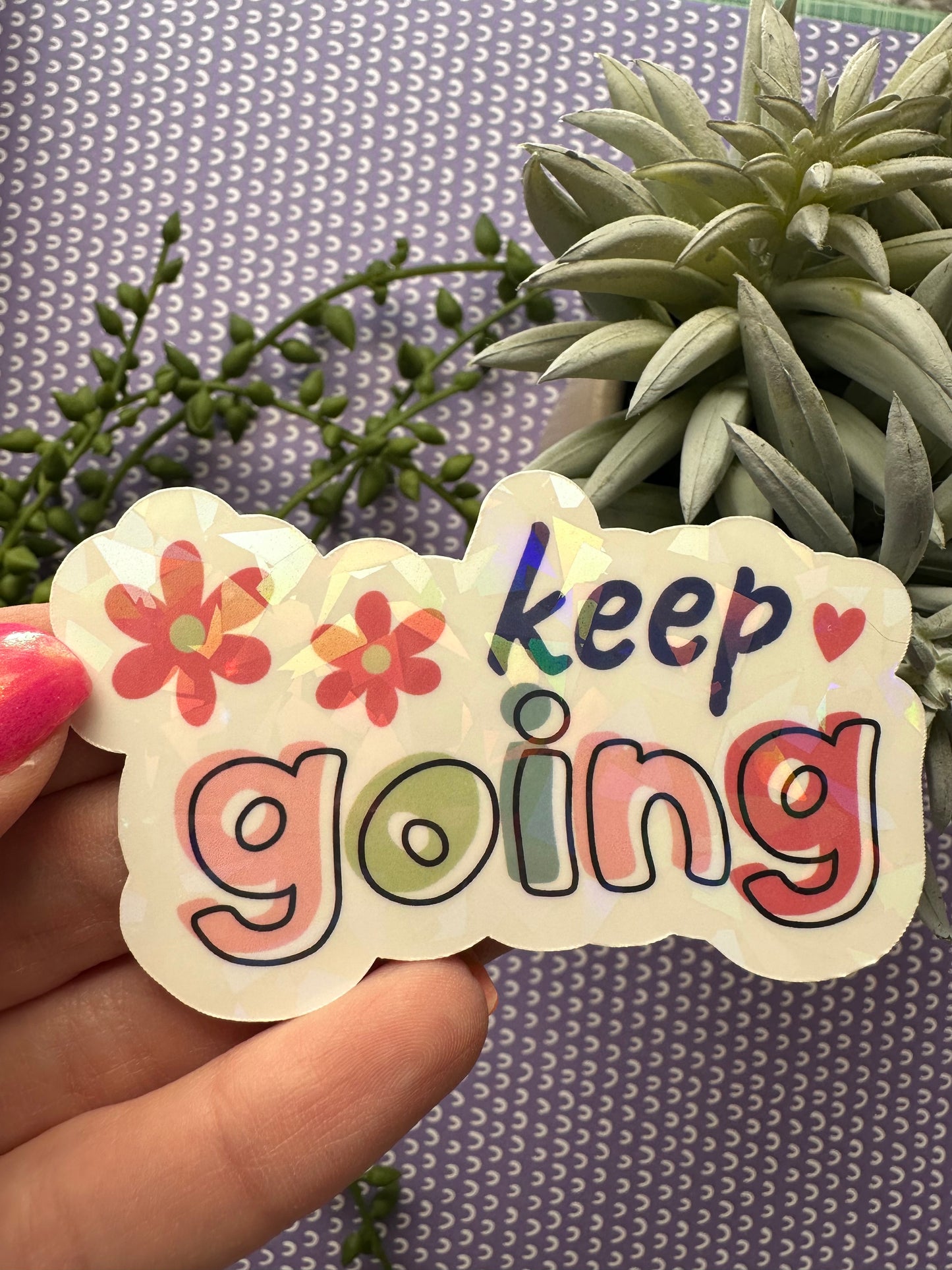 Keep Going Sticker