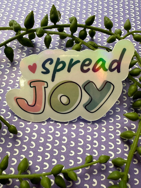 Spread Joy Sticker