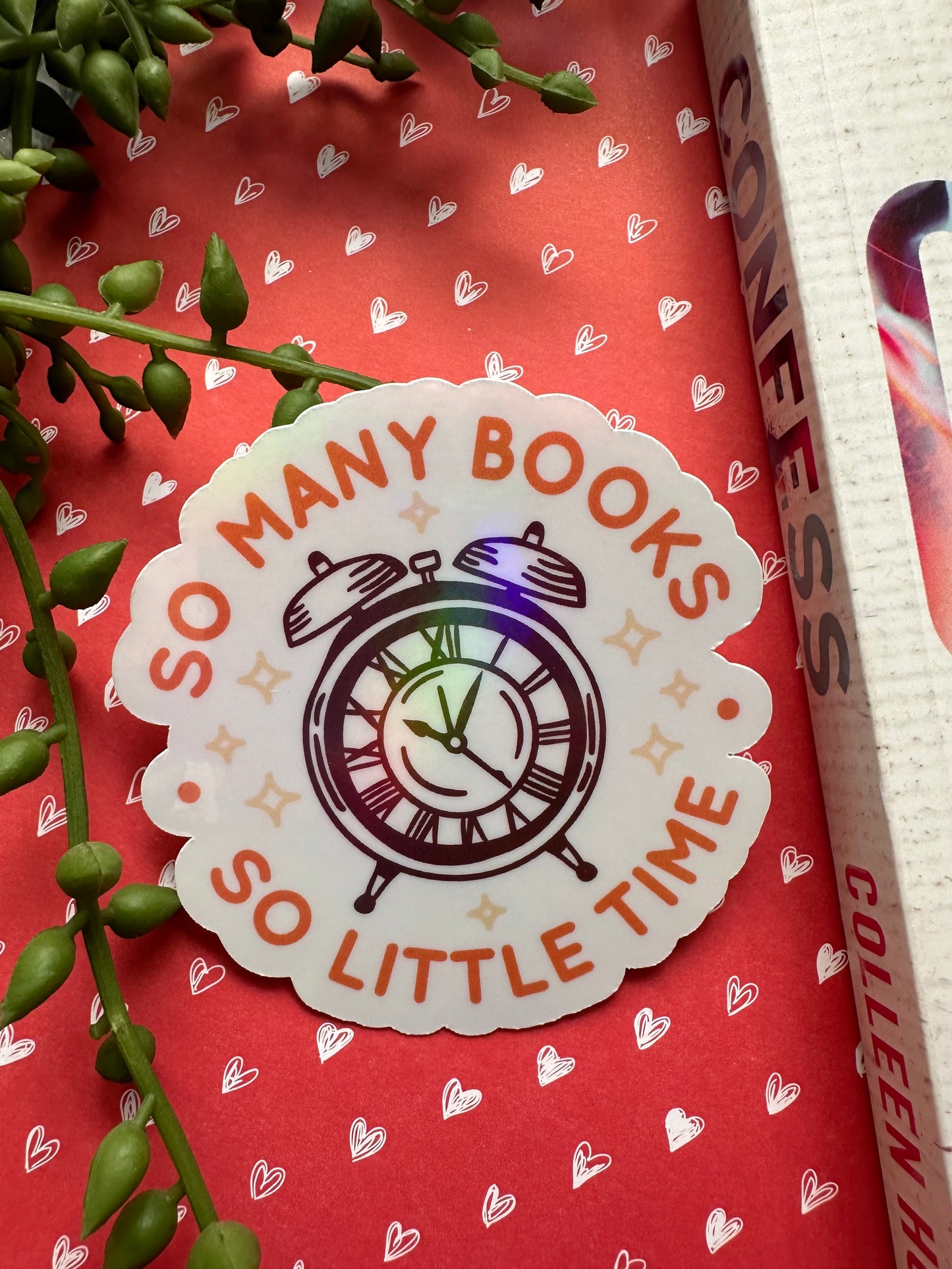 So Many Books Sticker