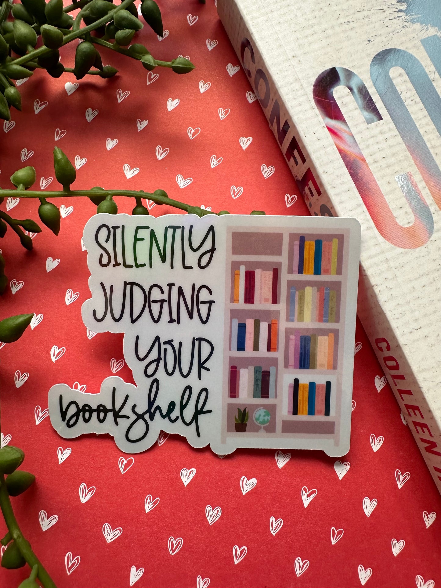 Judging Your Bookshelf Sticker